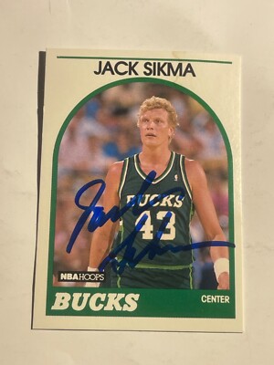 Milwaukee Bucks JACK SIKMA Signed Card | eBay