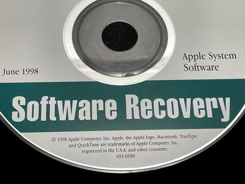 RARE Vintage Macintosh Service Source CD June 1998 System Software Restore - Picture 2 of 2