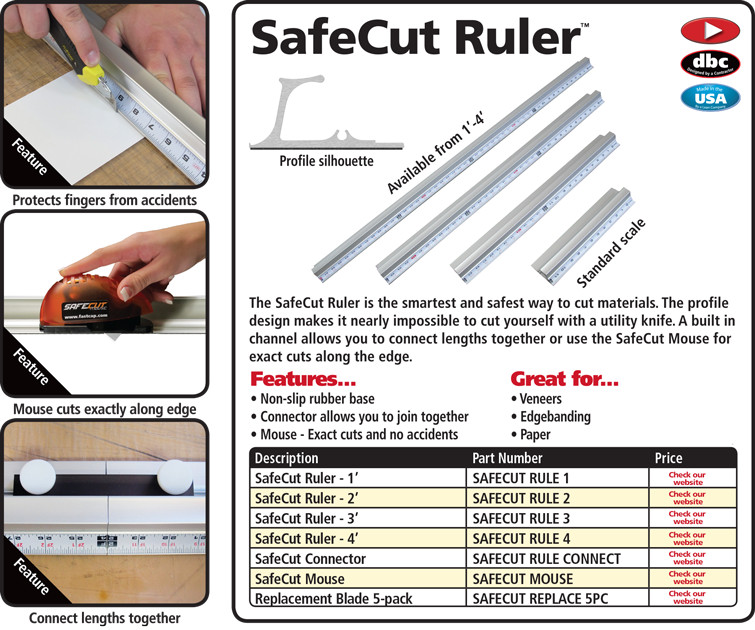 FastCap SafeCut Ruler