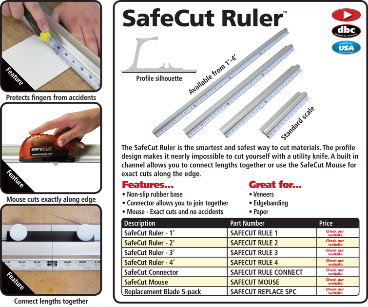FastCap SafeCut Ruler | eBay