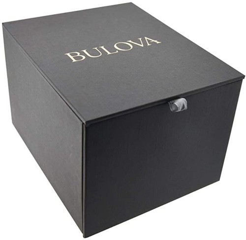 Bulova Men's Crystal Phantom Black Stainless Steel Watch-98A240 - New MSRP $595 - Picture 5 of 6