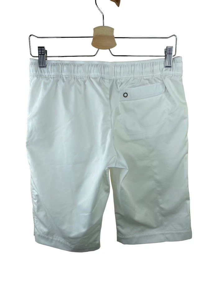 Bermudas de golf Nike Dri-Fit para mujer talla 8 blancas calce ajustado cordón ajuste regular Foto 4 de 4