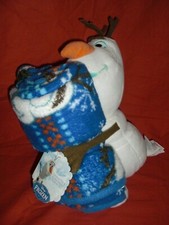 Disney Frozen Olaf Alpine Slide Toddler Plush Pillow Throw 40" X 50" Set New W/T