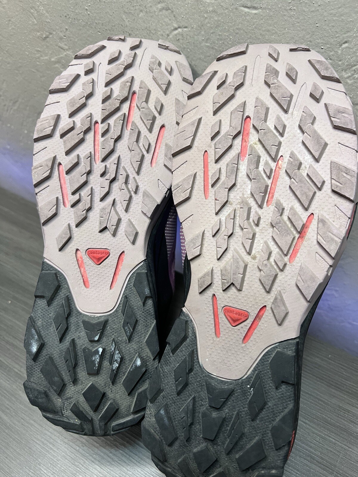 Scarpe da trail running Salomon Outpulse GTX da donna taglia 9 da trekking Gore Tex viola