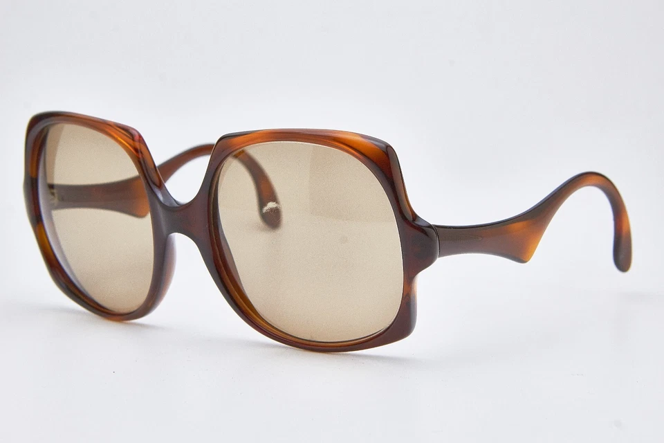 oversized tortoise shell specs VIENNALINE sunglasses bold vintage 80s - Image 4 of 4