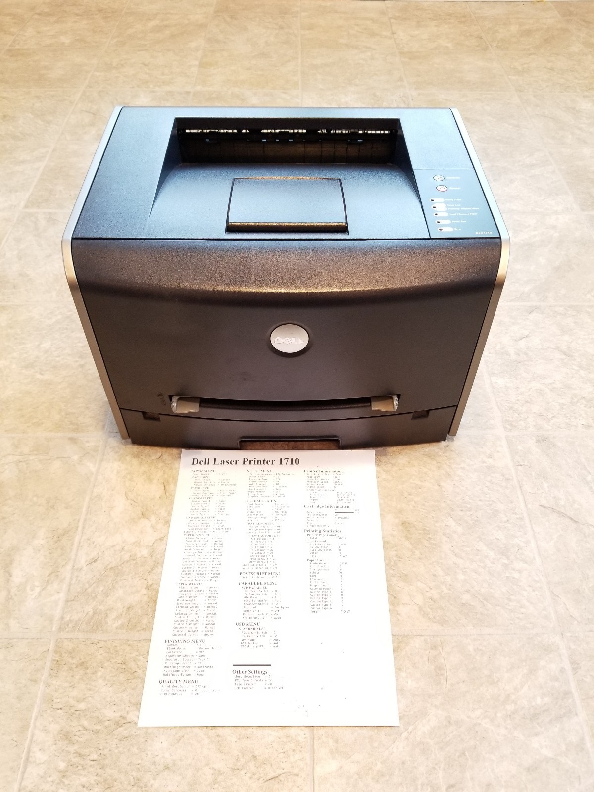 dell laser printer 1710