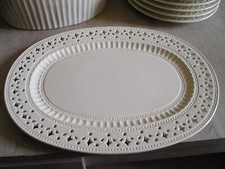 Grand PLAT AJOURE- SERVICE geneviève LETHU - FAIENCE de FRANCE