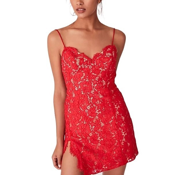 red backless mini dress Boat Neck Lustrous satin and a sculpted fit make this red mini ideal for birthday celebrations or a polished date night look. Floral Halter Backless Mini Dress