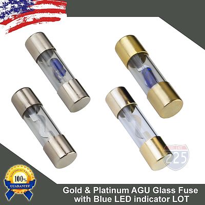 Gold or Platinum AGU Fuse w/ LED Indicator 30A 40A 50A 60A 70A 80A 100A AMP LOT