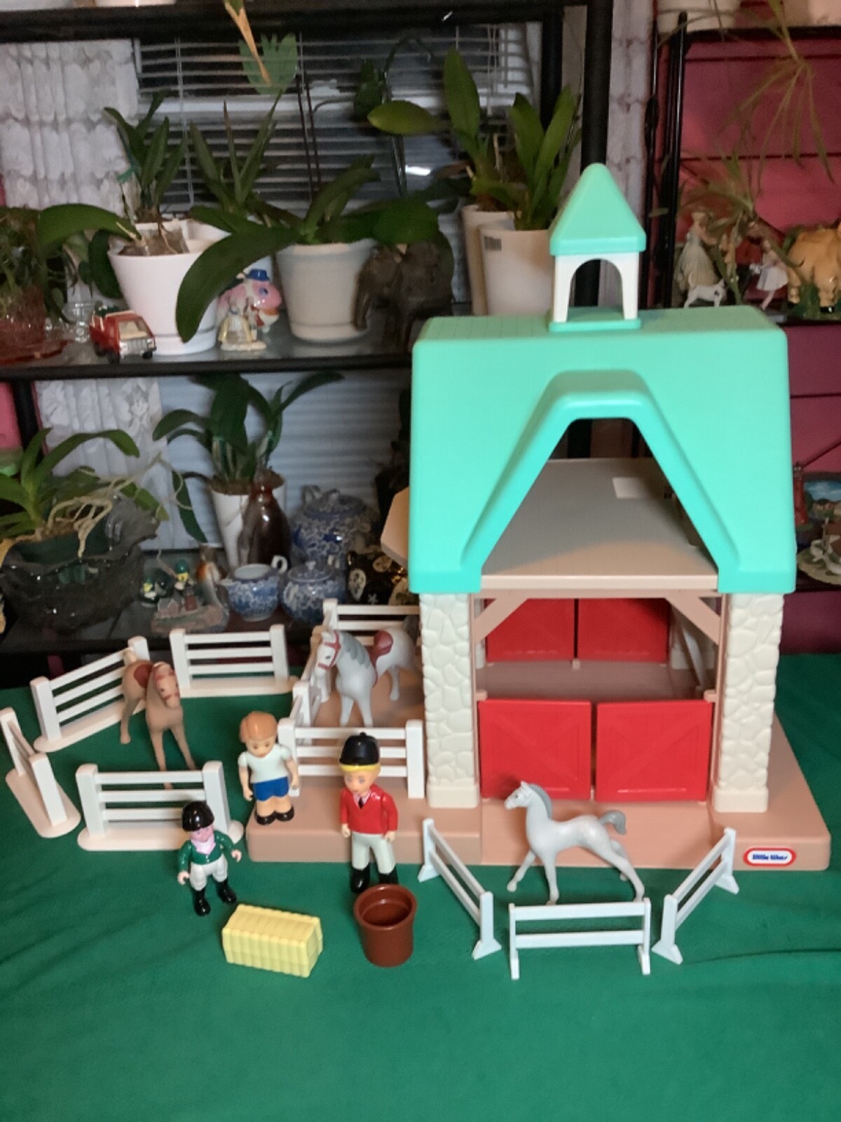 Vintage Little Tikes Horse Stable Barn eBay