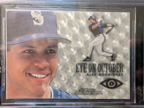2000 Skybox Dominion Eye On October Warp Tek Alex Rodriguez /3 BGS A No # 15 - Picture 3 of 5