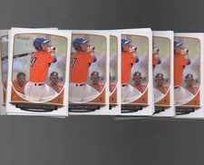 (64) COUNT LOT JACOB NOTTINGHAM 2013 BOWMAN DRAFT PICKS PROSPECTS ROOKIE #BDPP61