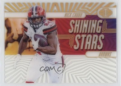2019 Panini Illusions Shining Stars Gold 189/399 Nick Chubb #1 1q3d