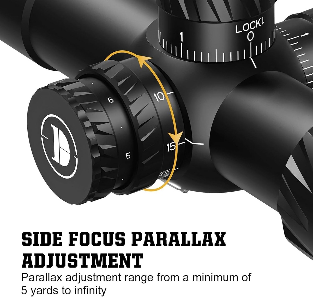 HD 2-12X24 Rifle Scope with Parallax Adjustment, MPVO Lightweight