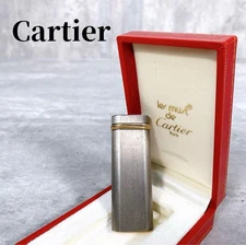 Cartier Gas Lighter Zippo Cigarette Used Beautiful Condition
