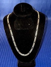 Alfi Italia, de colección. Collar de cadena de plata de ley Figaro