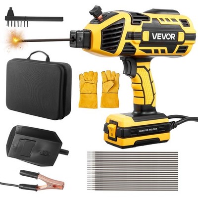 Portable Handheld Welding Machine, 20-140A Portable ARC Welder with 5-Level Curr