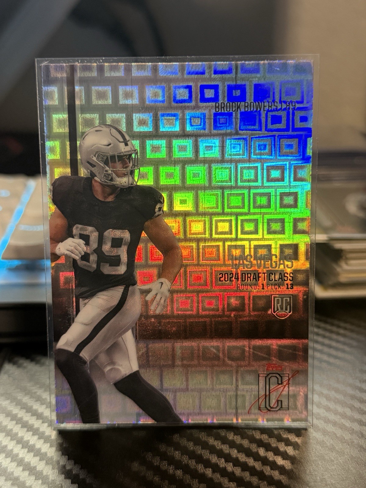 2024 Topps Signature Class Brock Bowers Rookie Chrome Variation Pandora #RCV-69