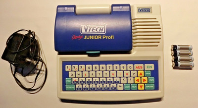 Computer Spielzeug Vtech, Genius Junior Profi, 9 Volt, neue Batterien, gebraucht