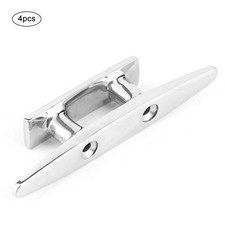 »Taco de cuerda de amarre para cubierta de muelle de barco de acero inoxidable de 100 mm/3,9 pulgadas para automóvil 4 piezas