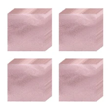 100pcs Candy Foil Wrappers 8"x8" Chocolate Bar Wrappers Light Pink Orange Peel