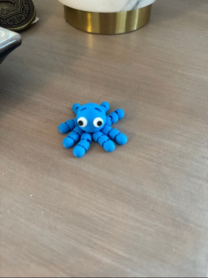 Cute Octopus Keychain 