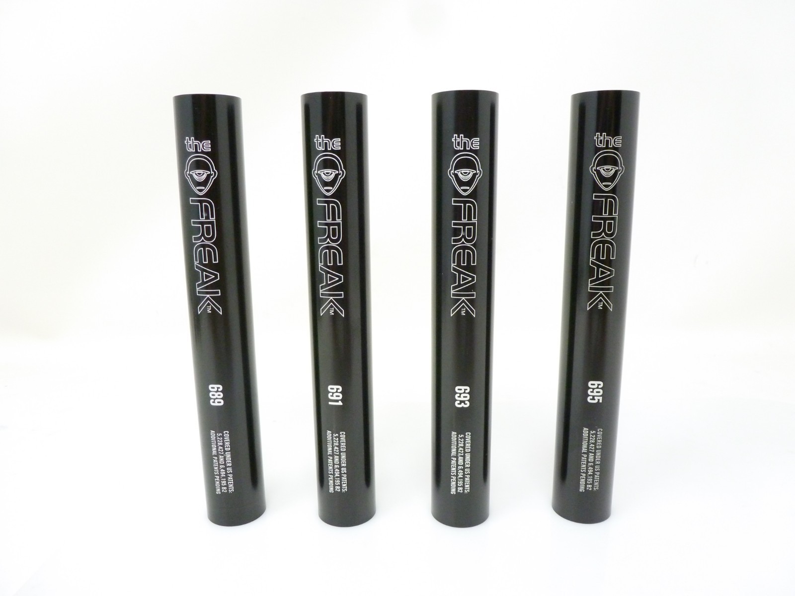 NEW 4-PIECE SMART PARTS FREAK BLACK ALUMINUM INSERT BORE KIT