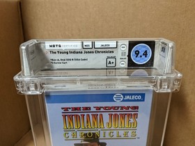 The Young Indiana Jones Chronicles Wata graded 9.4 A+ Nintendo NES Jaleco