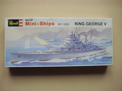 Revell Serie Mini-Schiffe M1:1200 King George V noch eingetütet und Karton wie neu