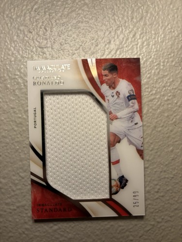 Cristiano Ronaldo 2020 Immaculate Standard Match Worn / Game Used Patch /99