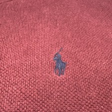 Polo Ralph Lauren Mens Large Pima Cotton Honeycomb Waffle Knit Pullover Sweater