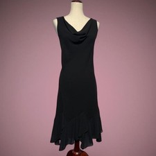 Vintage y2k ruffle gemstone draped fairy S.L Fashions 90s glam dress