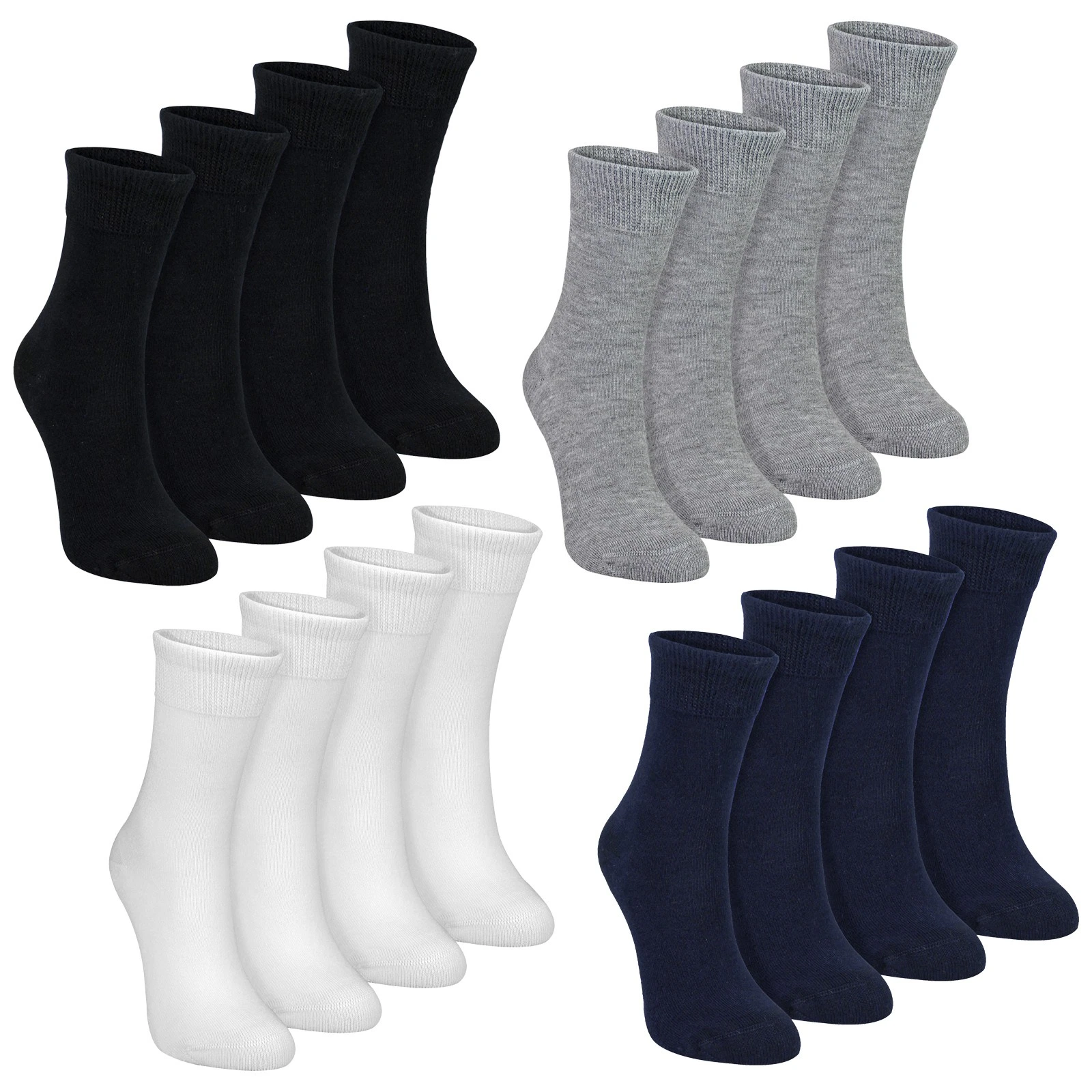 Dr.Socks - 4 Pack Kids Bamboo Sensory Socks Soft Breathable Comfort