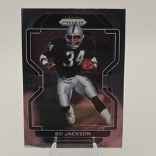 Panini Prizm Bo Jackson #185 2021 Los Angeles Raiders Base Football Card