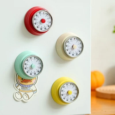 Kitchen Timer Visual Magnetic Counter Time 8CM Mechanical Oven 60 Minutes Timers - image 1 of 4