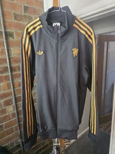 Adidas Manchester United Terrace Icon Track Jacket - Mens Large
