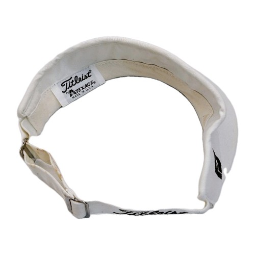 Titleist PRO FJ Foot Joy Golf Visor Logo Adjustable White Hat - Picture 5 of 6