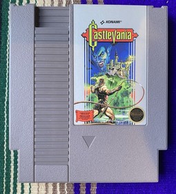 Lotto giochi in scatola Nintendo NES CASTLEVANIA DOUBLE DRAGON METROID autentici *testati*