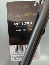 2 X Avid Elevate Carp Rods, 12ft, 3.25 TC, BNWT- Carp Fishing