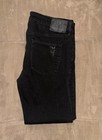 American Eagle Airflex + Jeans Men 34x32 Black Heavily Distressed Skinny Ripped — photo 4