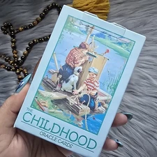 The Childhood Oracle Cards 45 Card Deck with Original Box No Guidebook USED