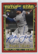 2019 Archives 1994 Topps Future Stars Red 6/10 Rowdy Tellez #94FSA-RT Auto ex0