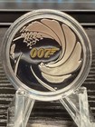 2020 James Bond 007 High Relief Proof 1oz .999 Silver Coin w Box & Certificate — photo 3