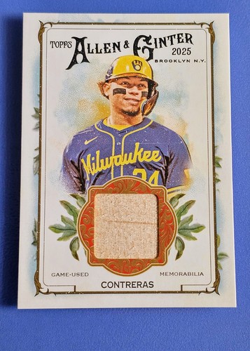 Alan & Ginter 25 William Contreras AGR-WCO Relic Game Used Bat