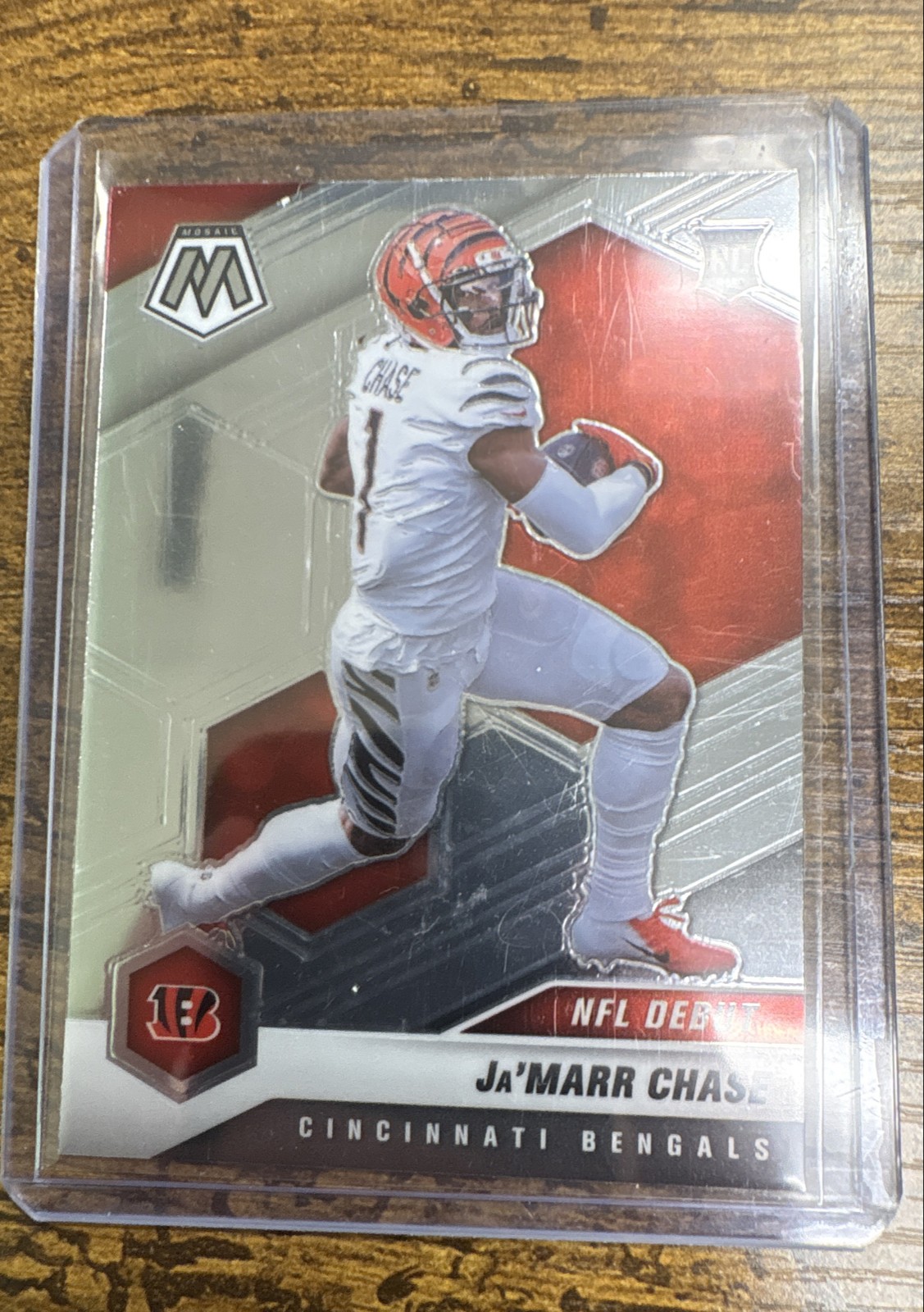2021 Panini Mosaic - NFL Debut Ja'Marr Chase #247 Silver Prizm (RC)