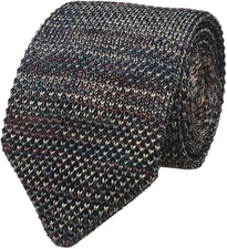 Men's 2" Vintage Casual Formal Skinny Knit Tie Knitting Necktie Pointed Bottom