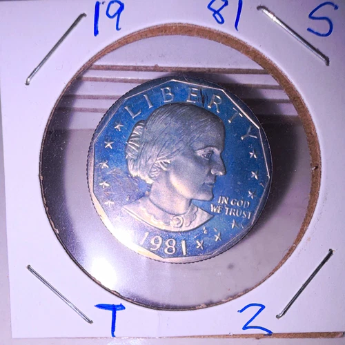 1981-S Susan B Anthony Dollar — photo from another recent sale