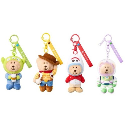 Starbucks Korea 2026 Toy Story 5 Bearista Keychain Alien Woody