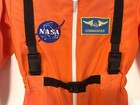EUC Child’s Unisex 6-8 Orange NASA Spacesuit Astronaut Zip Up Space Halloween — photo 4