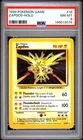 1999 POKEMON BASE SET UNLIMITED #16 ZAPDOS-HOLO PSA 8